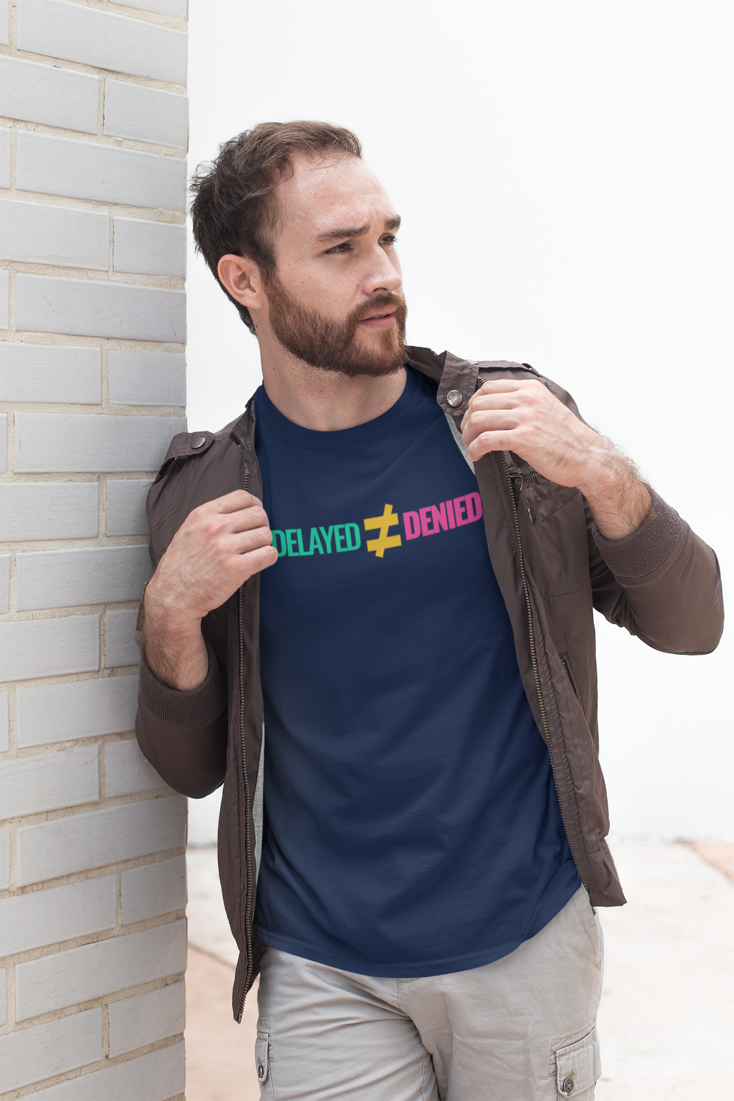 Delayed Not Denied | Premium T-Shirt | JacoderFaithwear