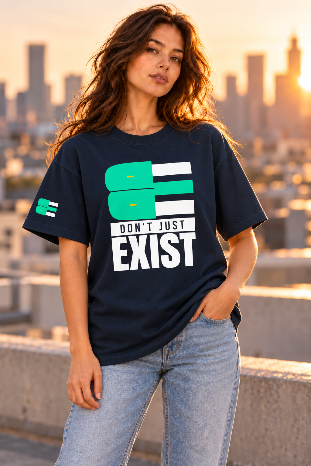 BE - DON’T JUST EXIST | OVERSIZED TEE