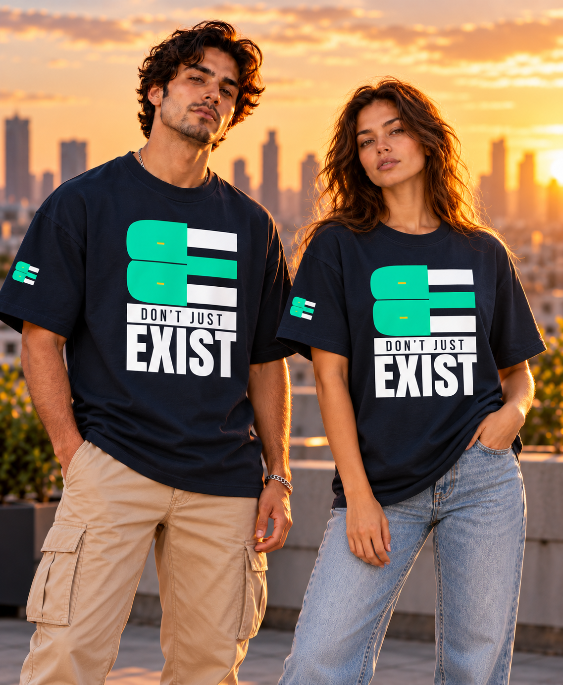 BE - DON’T JUST EXIST | OVERSIZED TEE