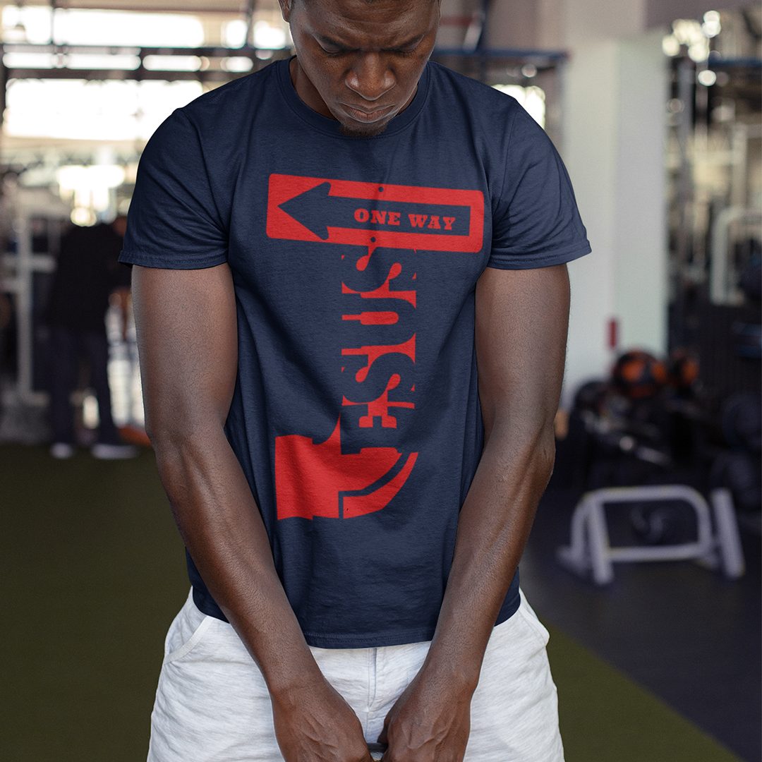 Jesus One Way | Premium T-Shirt | JacoderFaithwear
