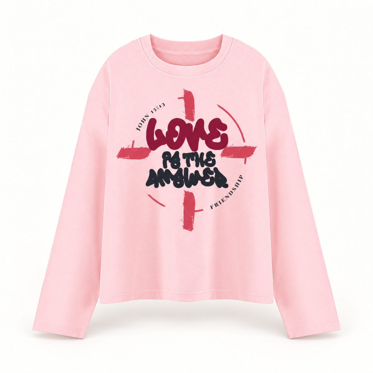 LOVE IS THE ANSWER | SUNFADE LONG-SLEEVE TEE