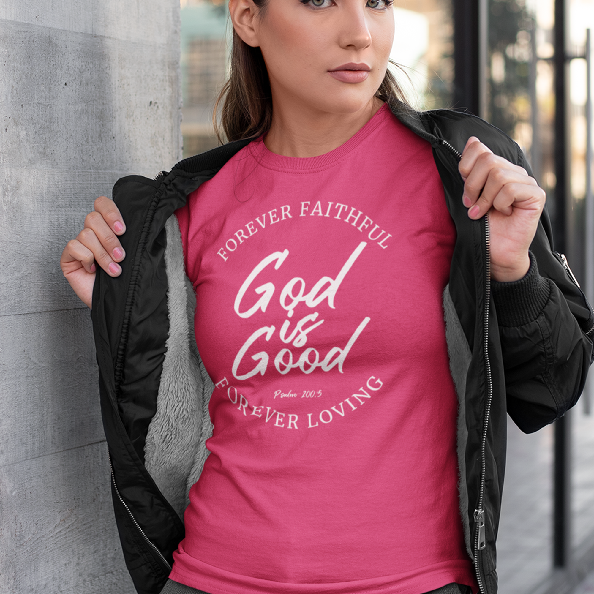 God Is Good | Premium Reversed T-Shirt | JacoderFaithwear