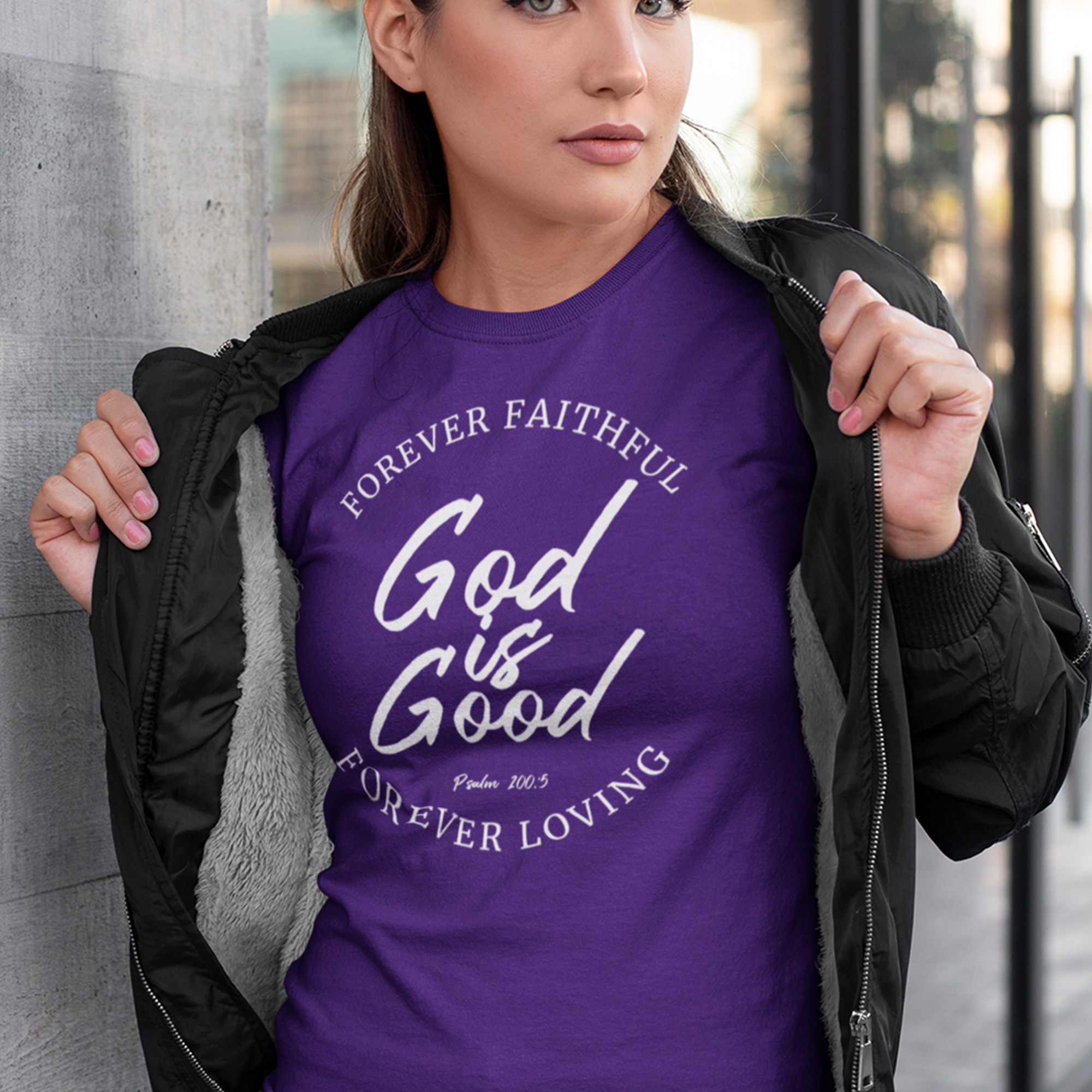 God Is Good | Premium Reversed T-Shirt | JacoderFaithwear