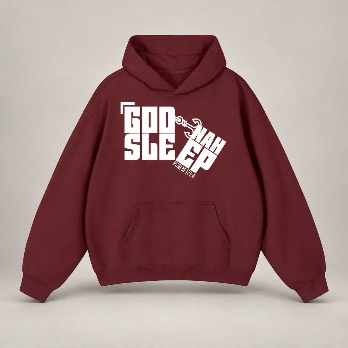 GOD NAH SLEEP | OVERSIZED ESSENTIAL HEAVYWEIGHT HOODIE