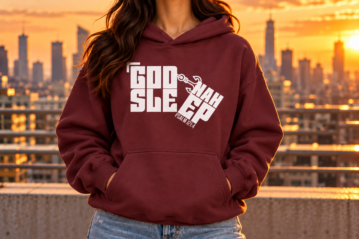 GOD NAH SLEEP | OVERSIZED ESSENTIAL HEAVYWEIGHT HOODIE