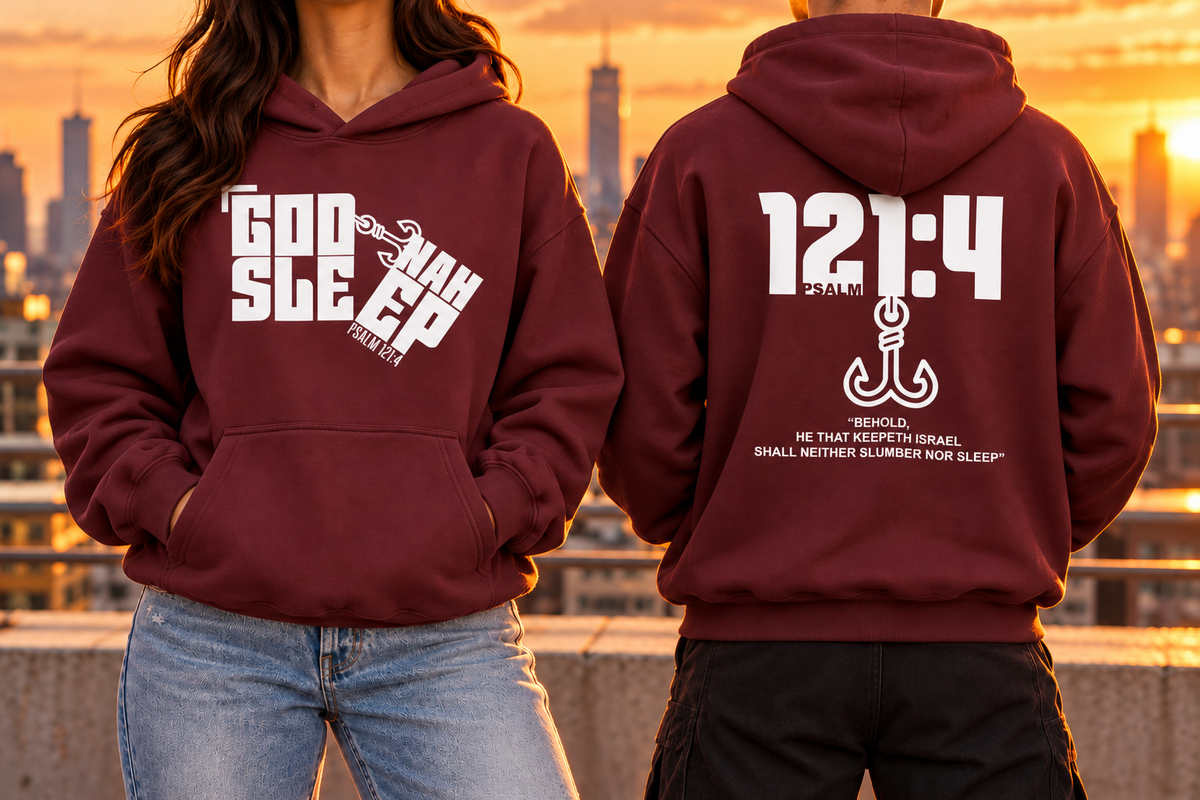 GOD NAH SLEEP | OVERSIZED ESSENTIAL HEAVYWEIGHT HOODIE