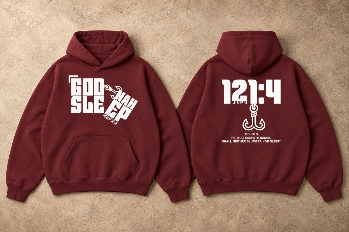 GOD NAH SLEEP | OVERSIZED ESSENTIAL HEAVYWEIGHT HOODIE