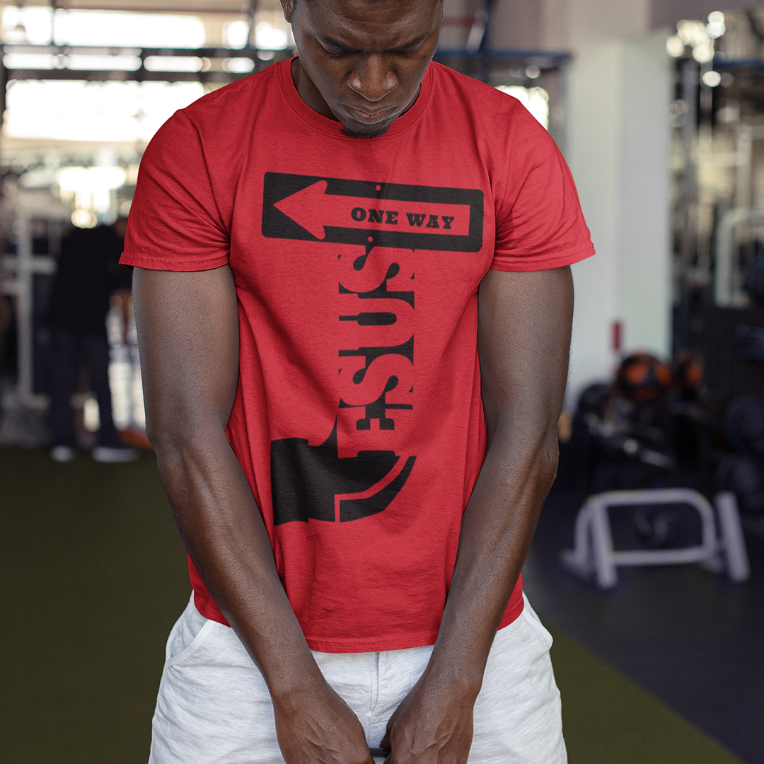 Jesus One Way | Premium T-Shirt | JacoderFaithwear