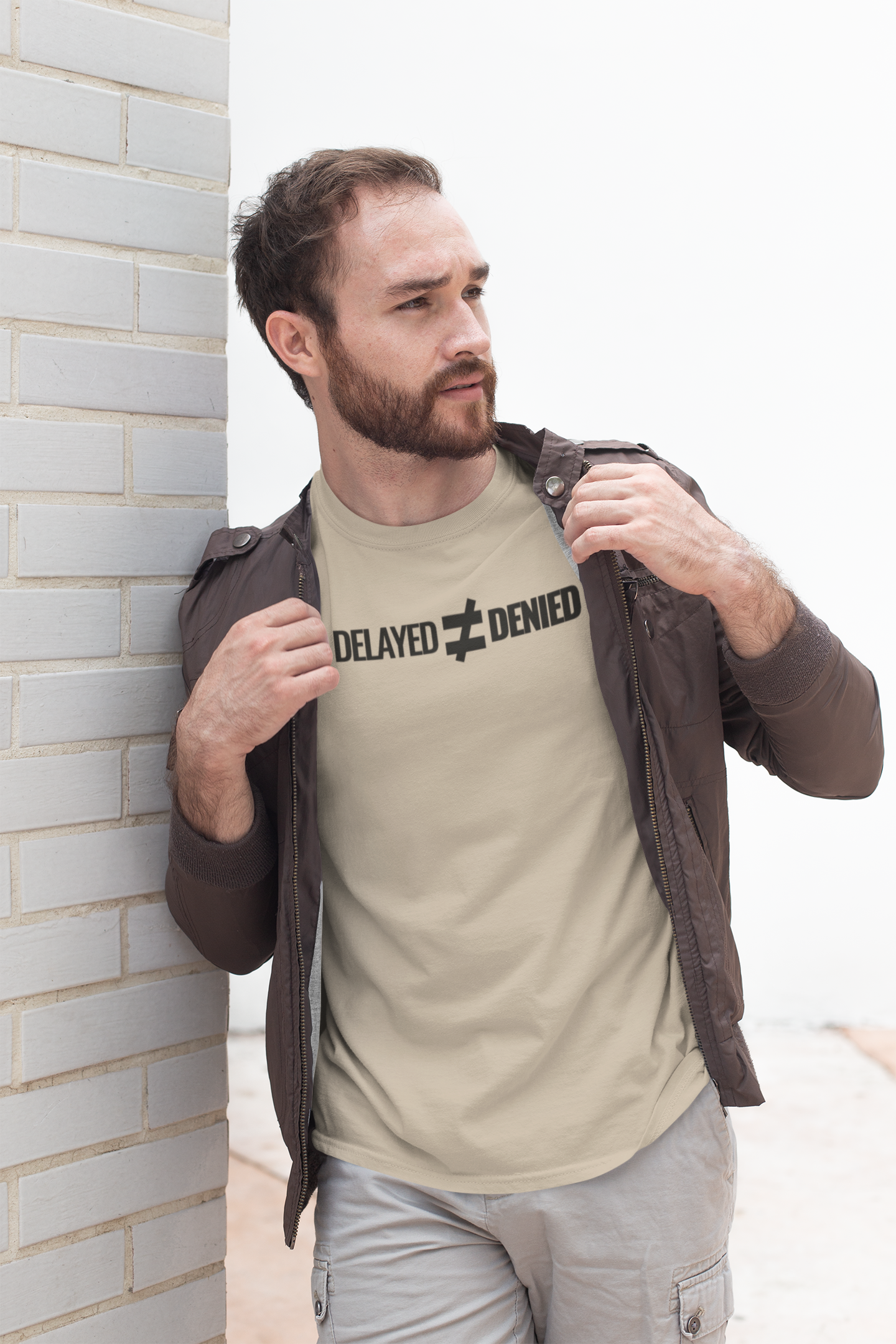 Delayed Not Denied | Premium T-Shirt | JacoderFaithwear