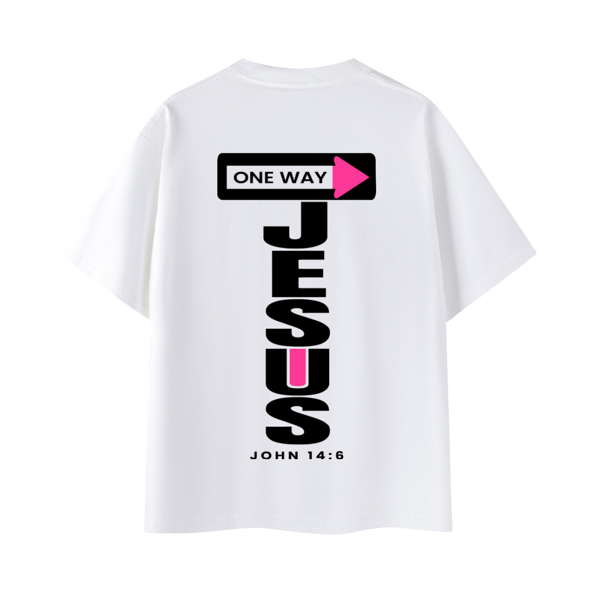 JESUS ONE WAY | OVERSIZED TEE