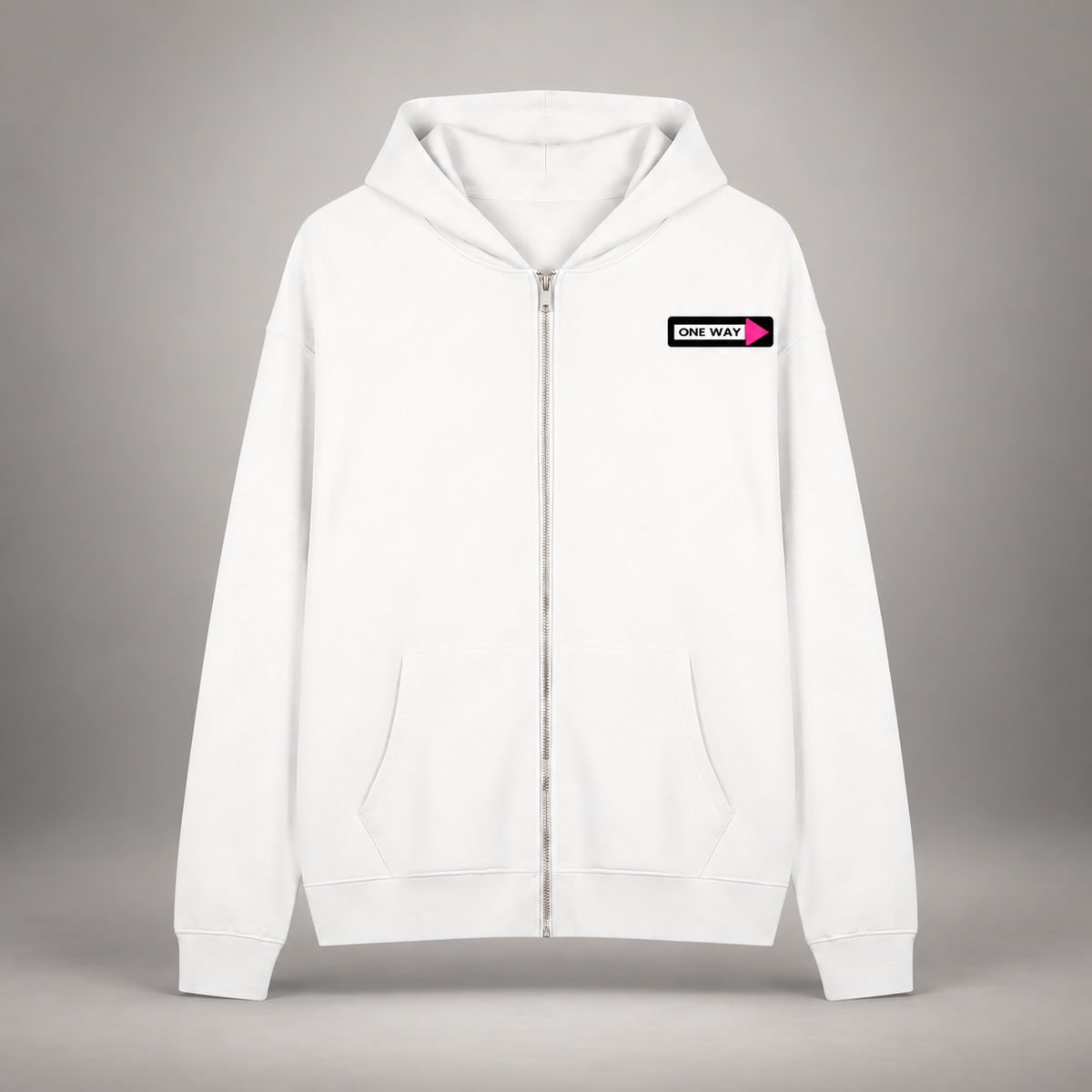 JESUS ONE WAY | HEAVYWEIGHT FULL-ZIP HOODIE