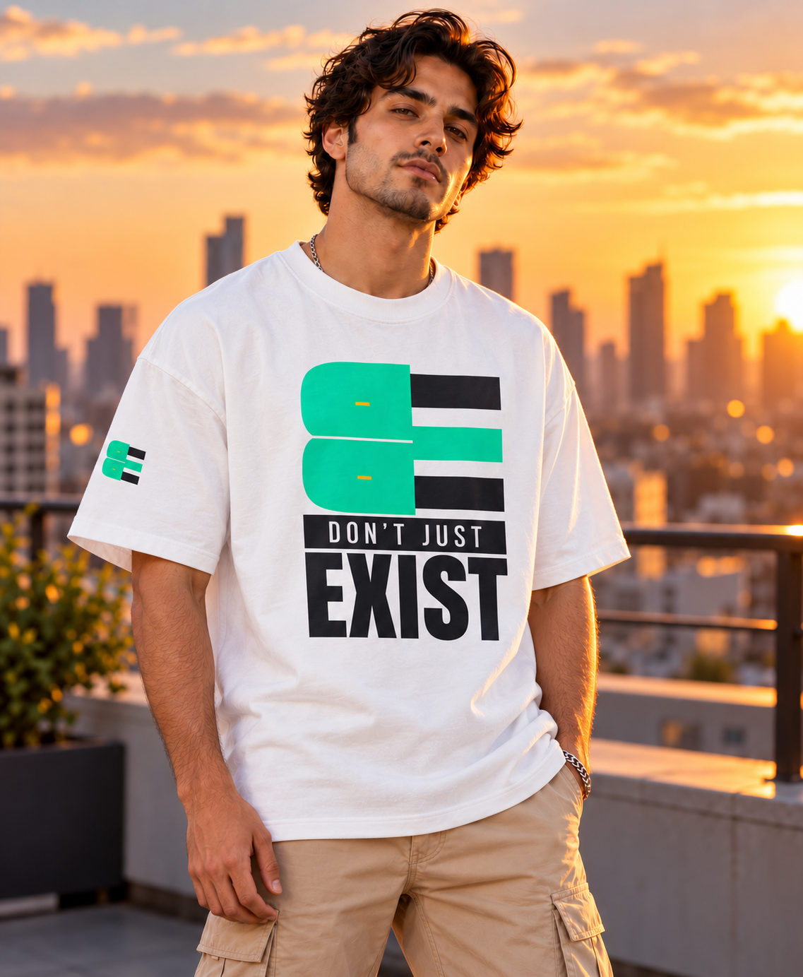 BE - DON’T JUST EXIST | OVERSIZED TEE