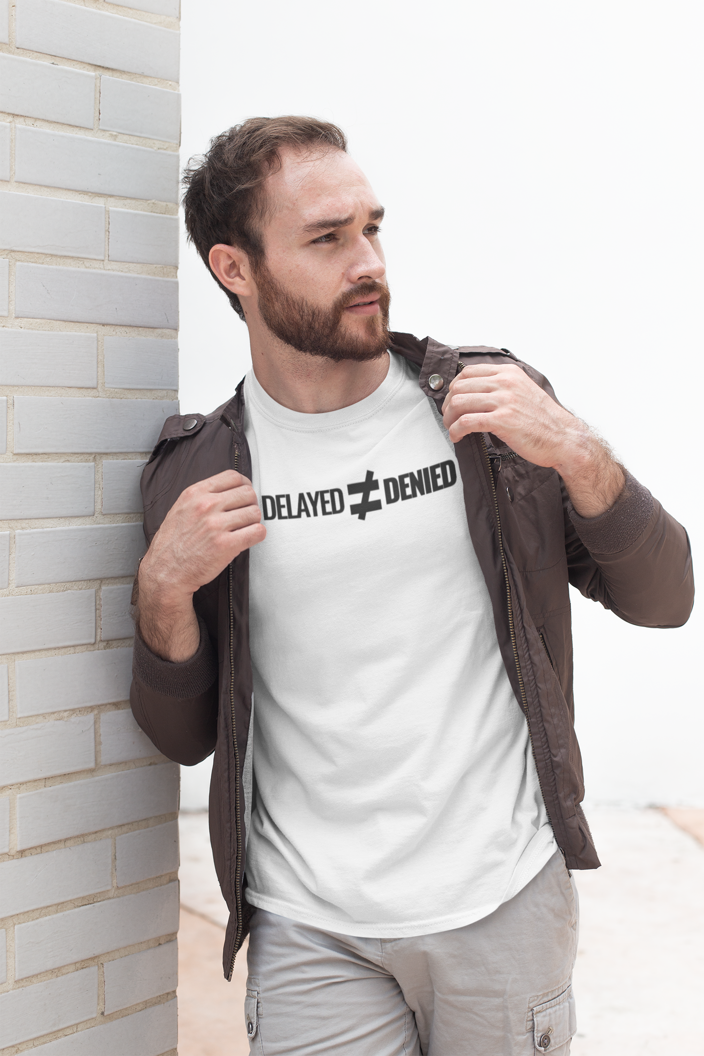 Delayed Not Denied | Premium T-Shirt | JacoderFaithwear