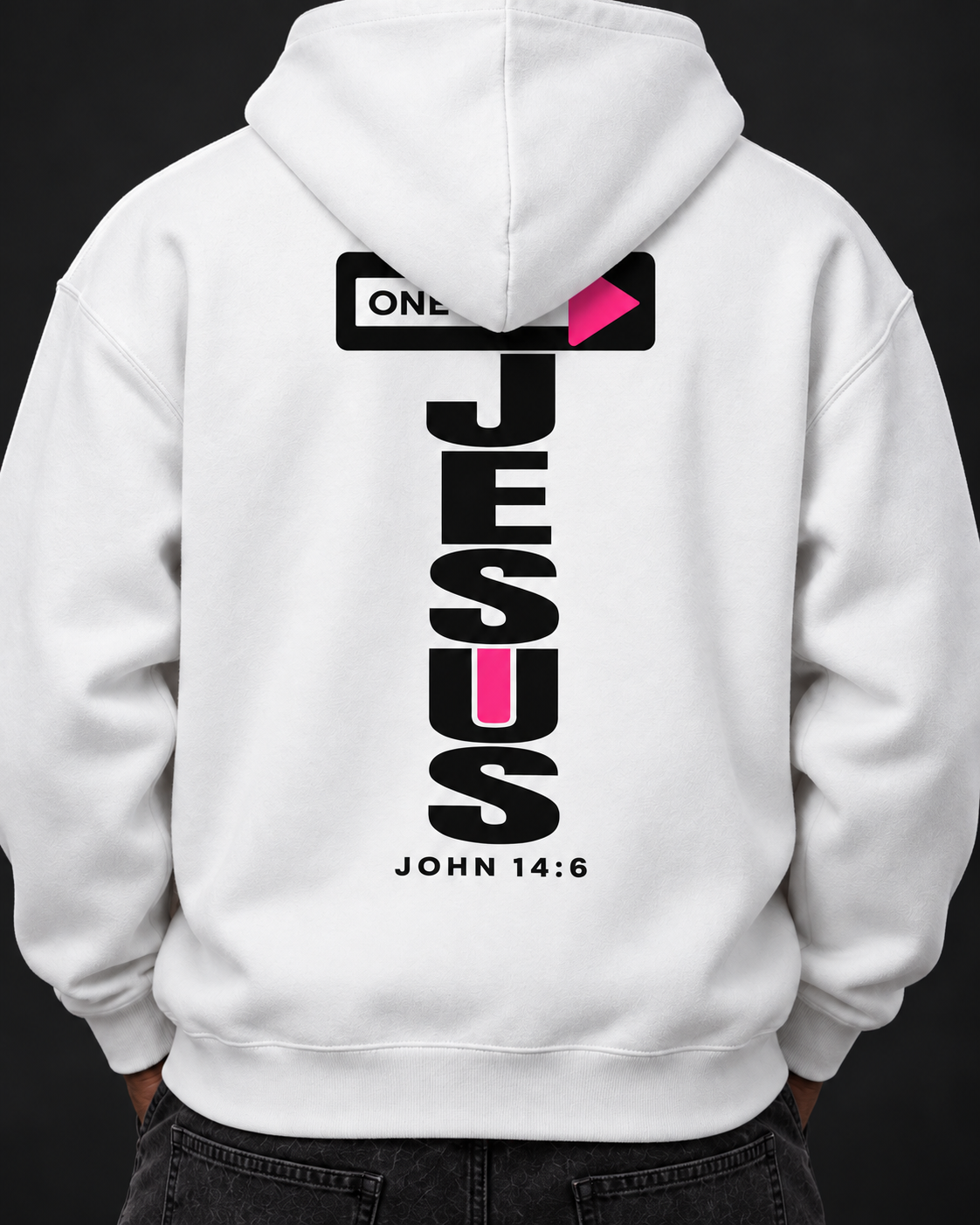 JESUS ONE WAY | HEAVYWEIGHT FULL-ZIP HOODIE