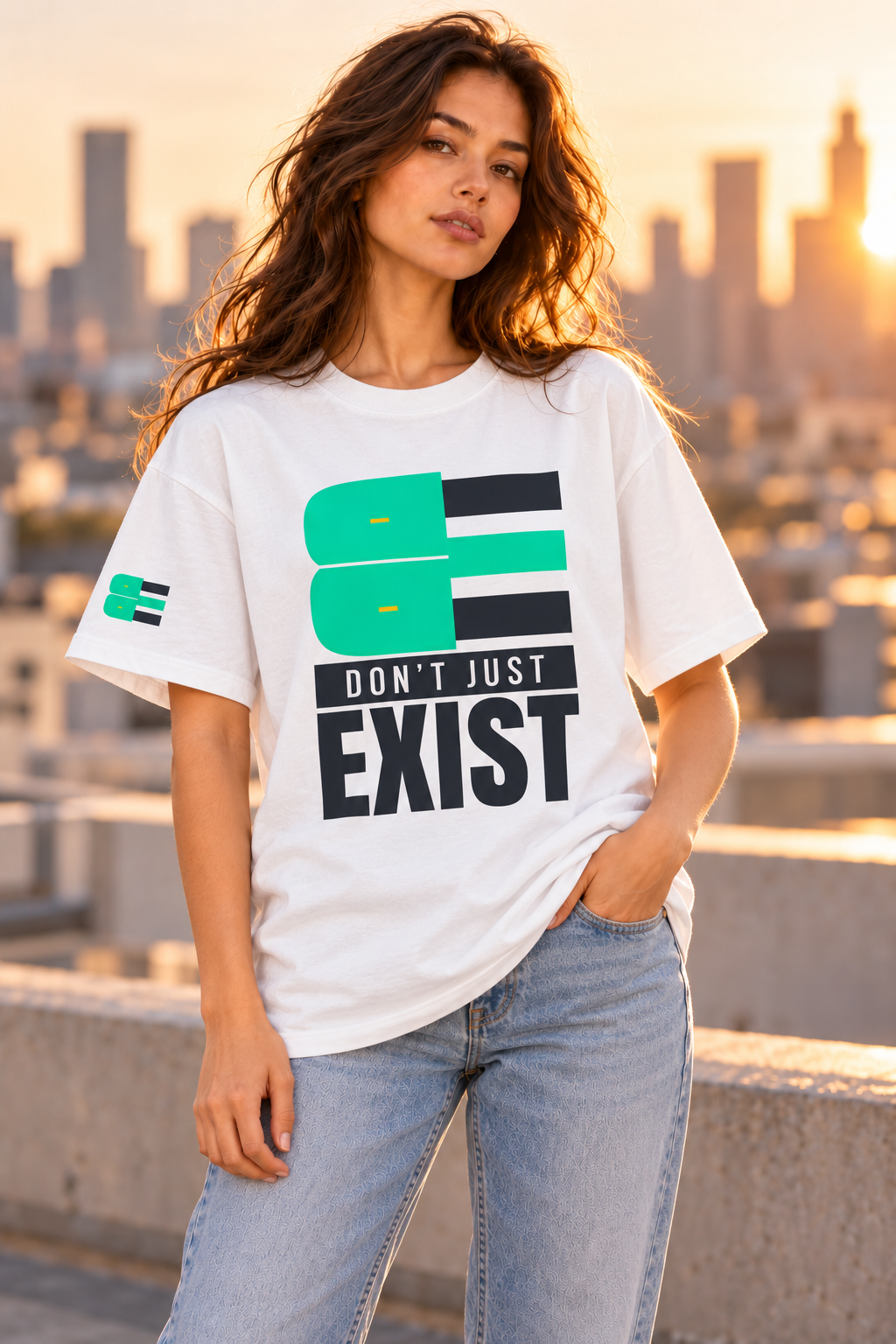 BE - DON’T JUST EXIST | OVERSIZED TEE