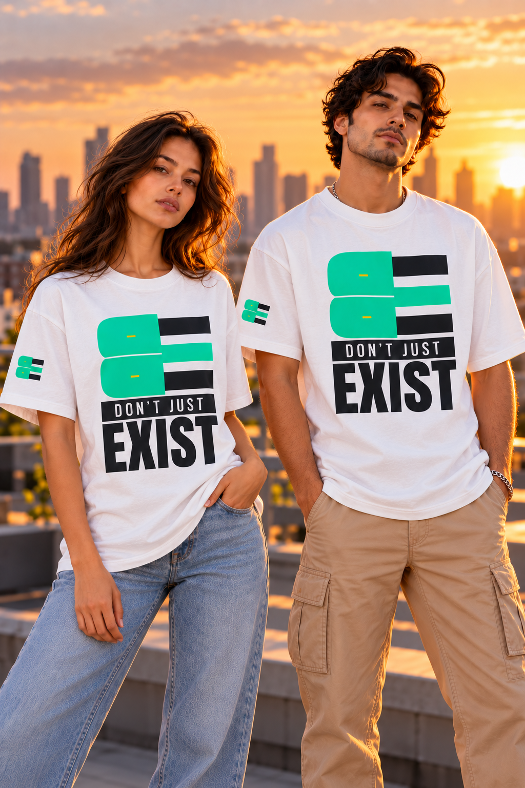 BE - DON’T JUST EXIST | OVERSIZED TEE