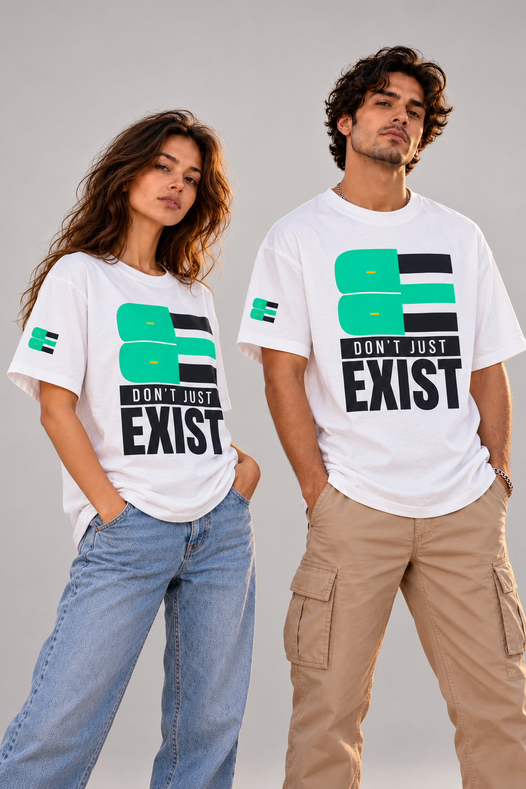 BE - DON’T JUST EXIST | OVERSIZED TEE