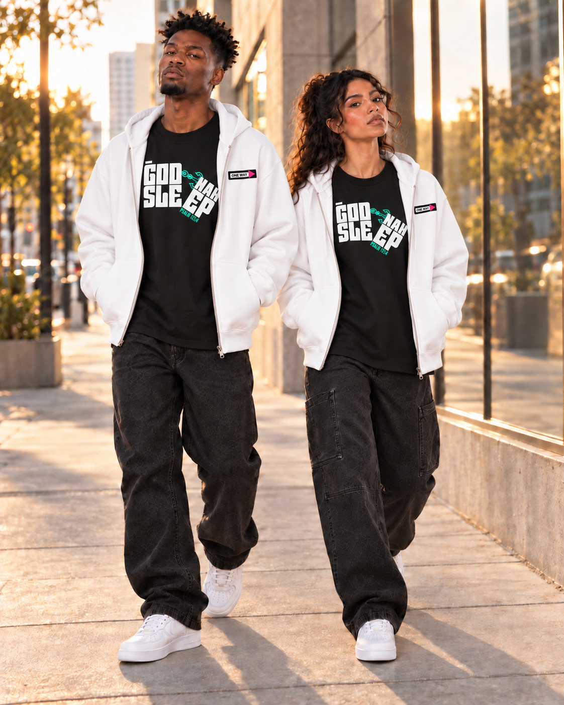 JESUS ONE WAY | HEAVYWEIGHT FULL-ZIP HOODIE