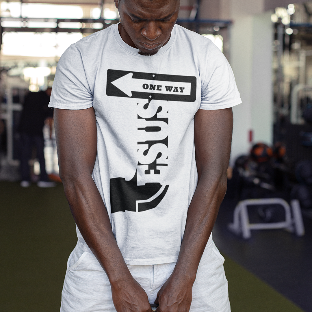Jesus One Way | Premium T-Shirt | JacoderFaithwear
