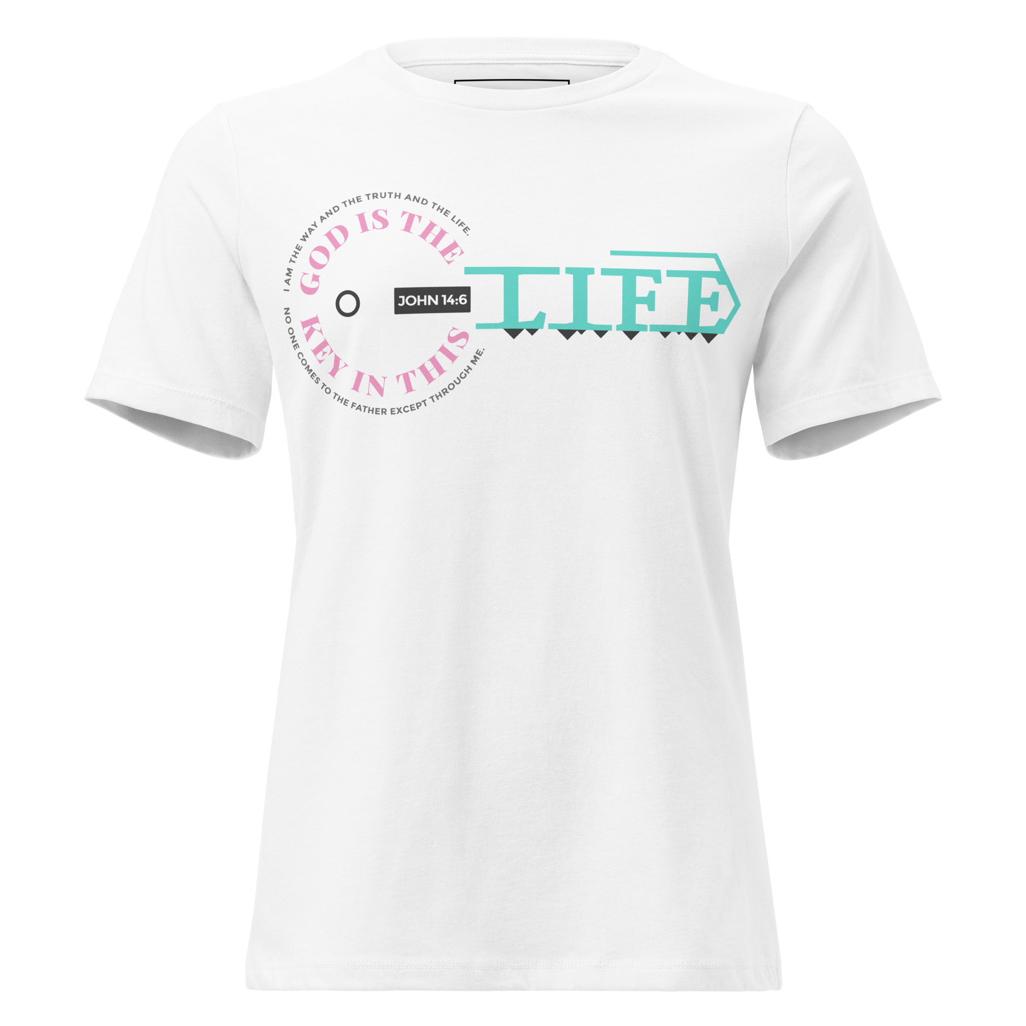 God Is The Key In This Life | Premium Women’s T-Shirt | JacoderFaithwear
